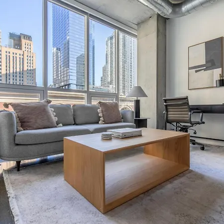 River North 1Br W Lounge Gym Nr Shops Beach Chi-1015